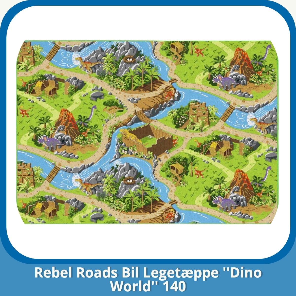 Anmeldelse af Rebel Roads Bil Legetæppe ''Dino World'' 140