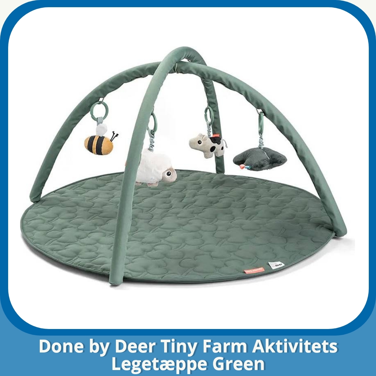 Anmeldelse af Done by Deer Tiny Farm Aktivitets Legetæppe Green