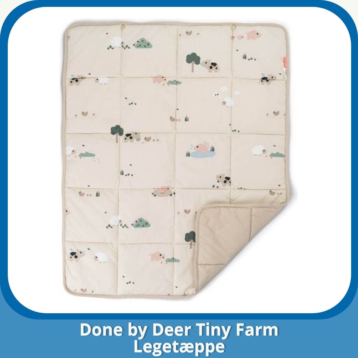 Anmeldelse af Done by Deer Tiny Farm Legetæppe
