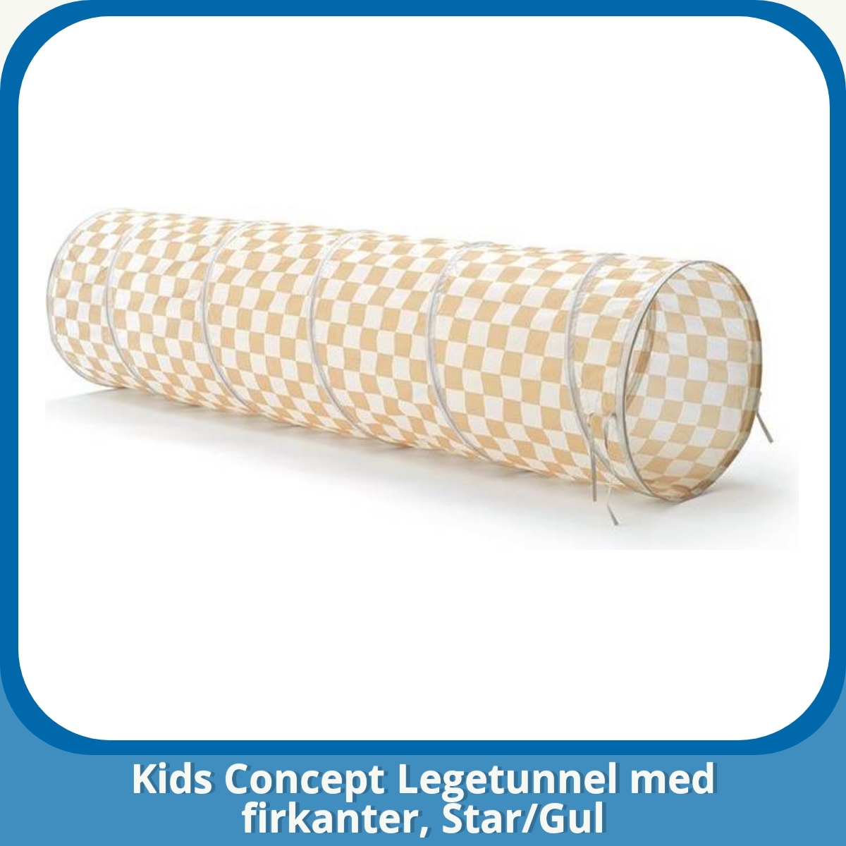 Anmeldelse af Kids Concept Legetunnel med firkanter, Star/Gul