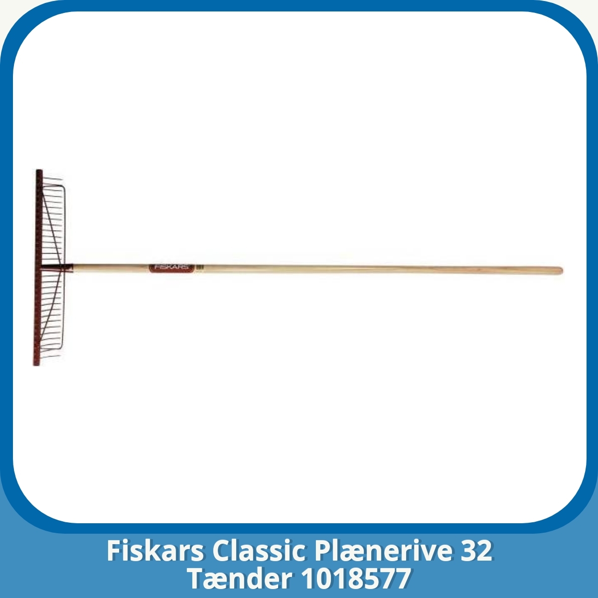 Anmeldelse af Fiskars Classic Plænerive 32 Tænder 1018577
