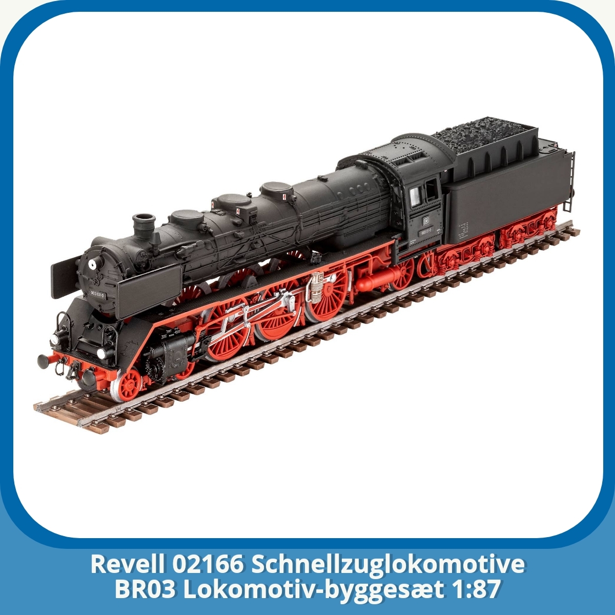 Anmeldelse af Revell 02166 Schnellzuglokomotive BR03 Lokomotiv-byggesæt 1:87