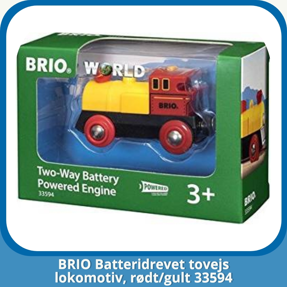 Anmeldelse af BRIO Batteridrevet tovejs lokomotiv, rødt/gult 33594