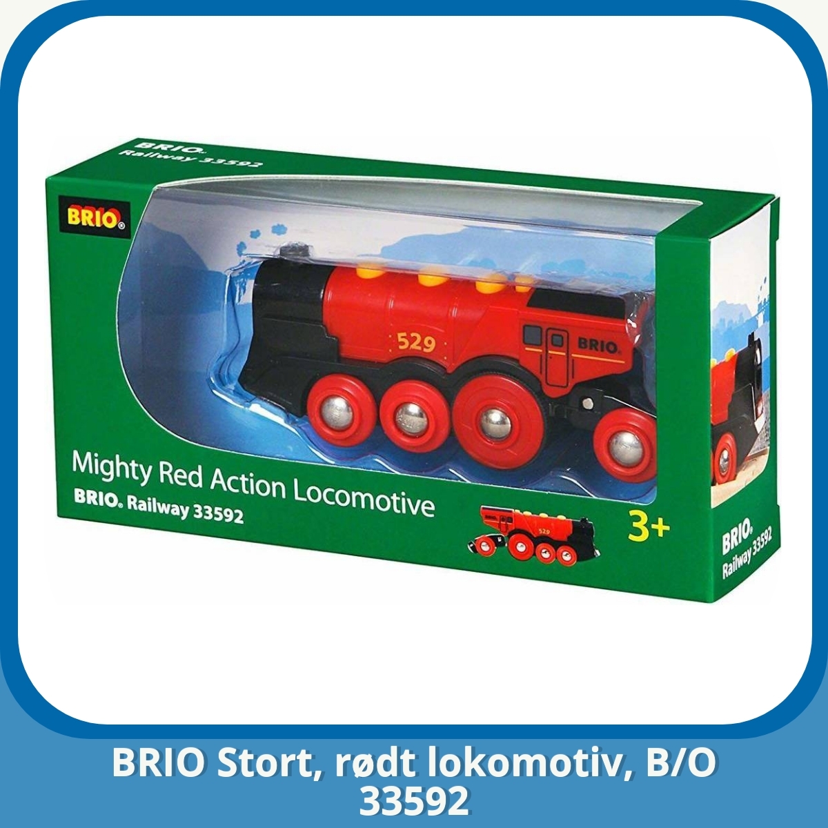 Anmeldelse af BRIO Stort, rødt lokomotiv, B/O 33592