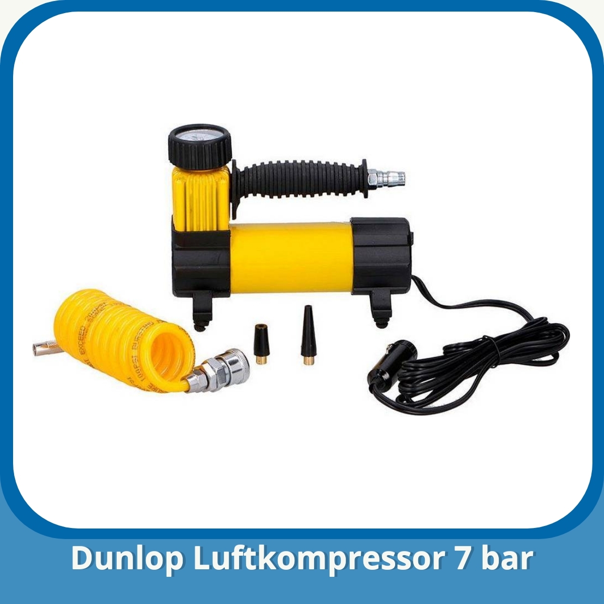 Anmeldelse af Dunlop Luftkompressor 7 bar