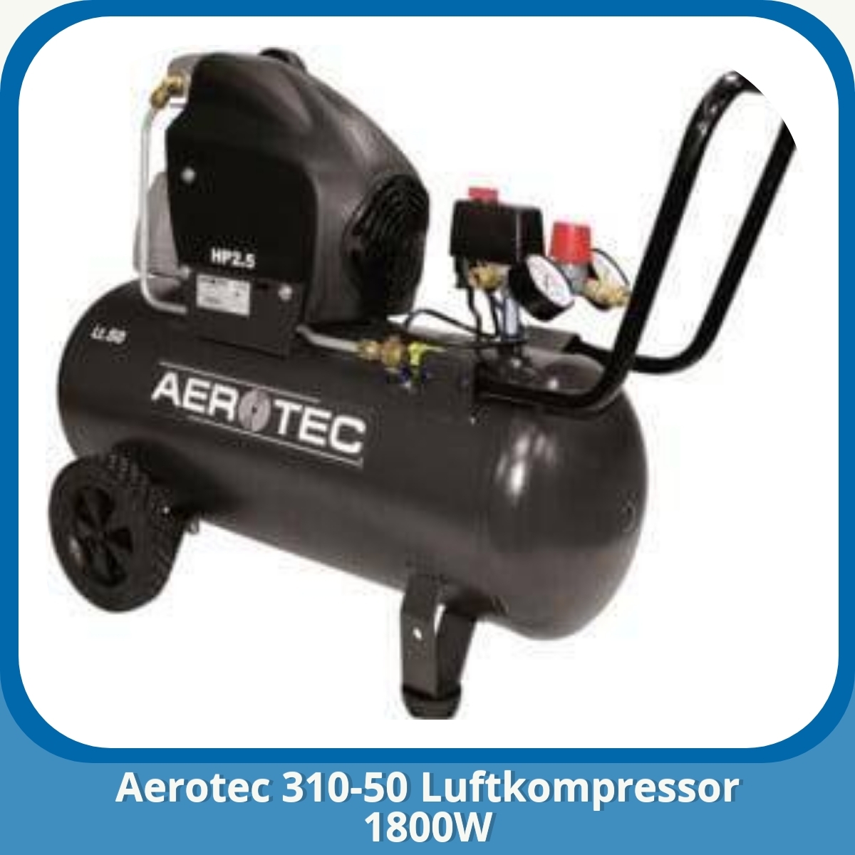 Anmeldelse af Aerotec 310-50 Luftkompressor 1800W