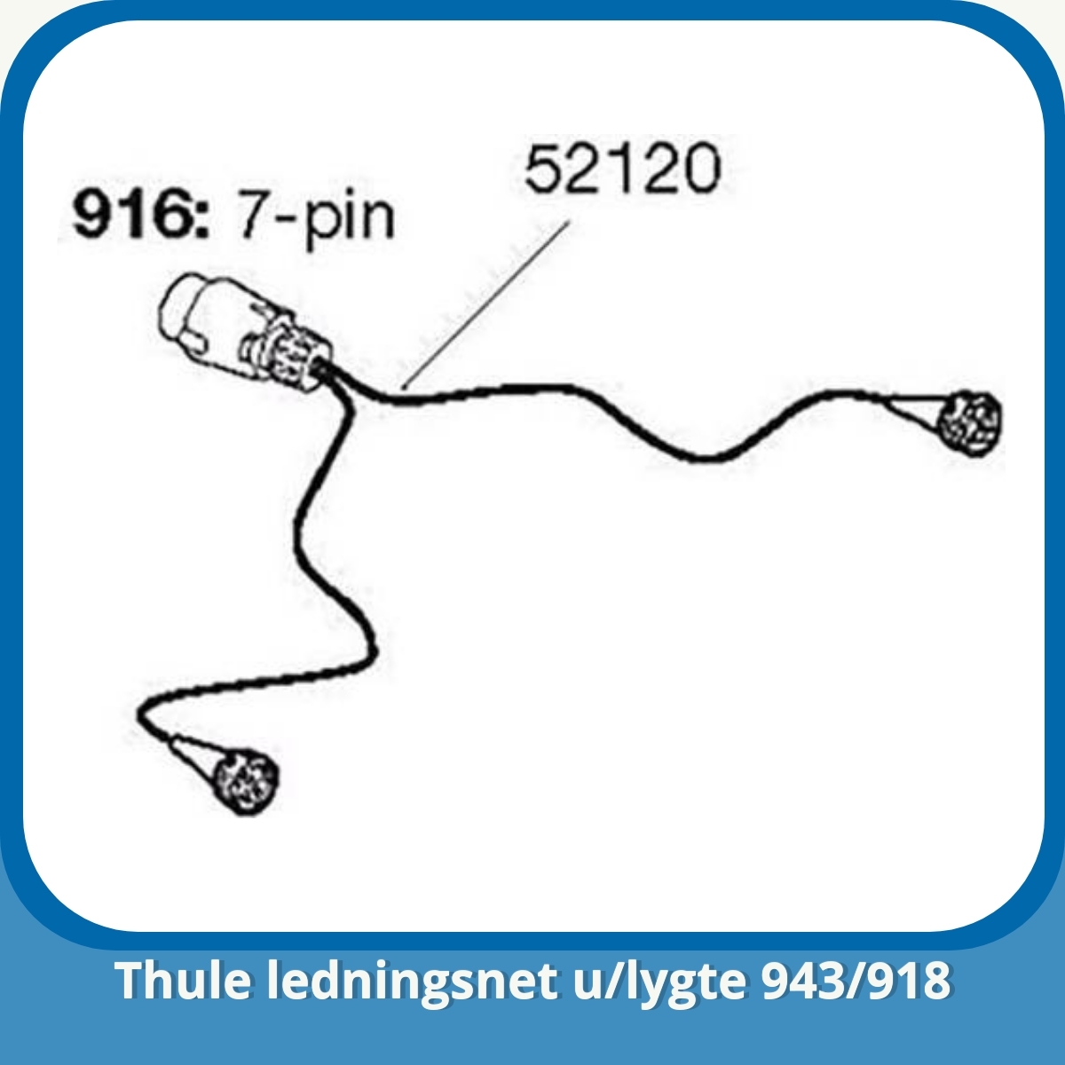 Anmeldelse af Thule ledningsnet u/lygte 943/918