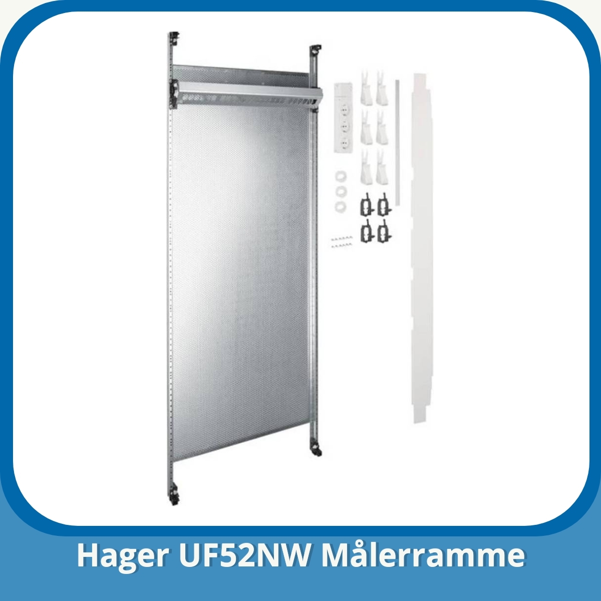 Anmeldelse af Hager UF52NW Målerramme