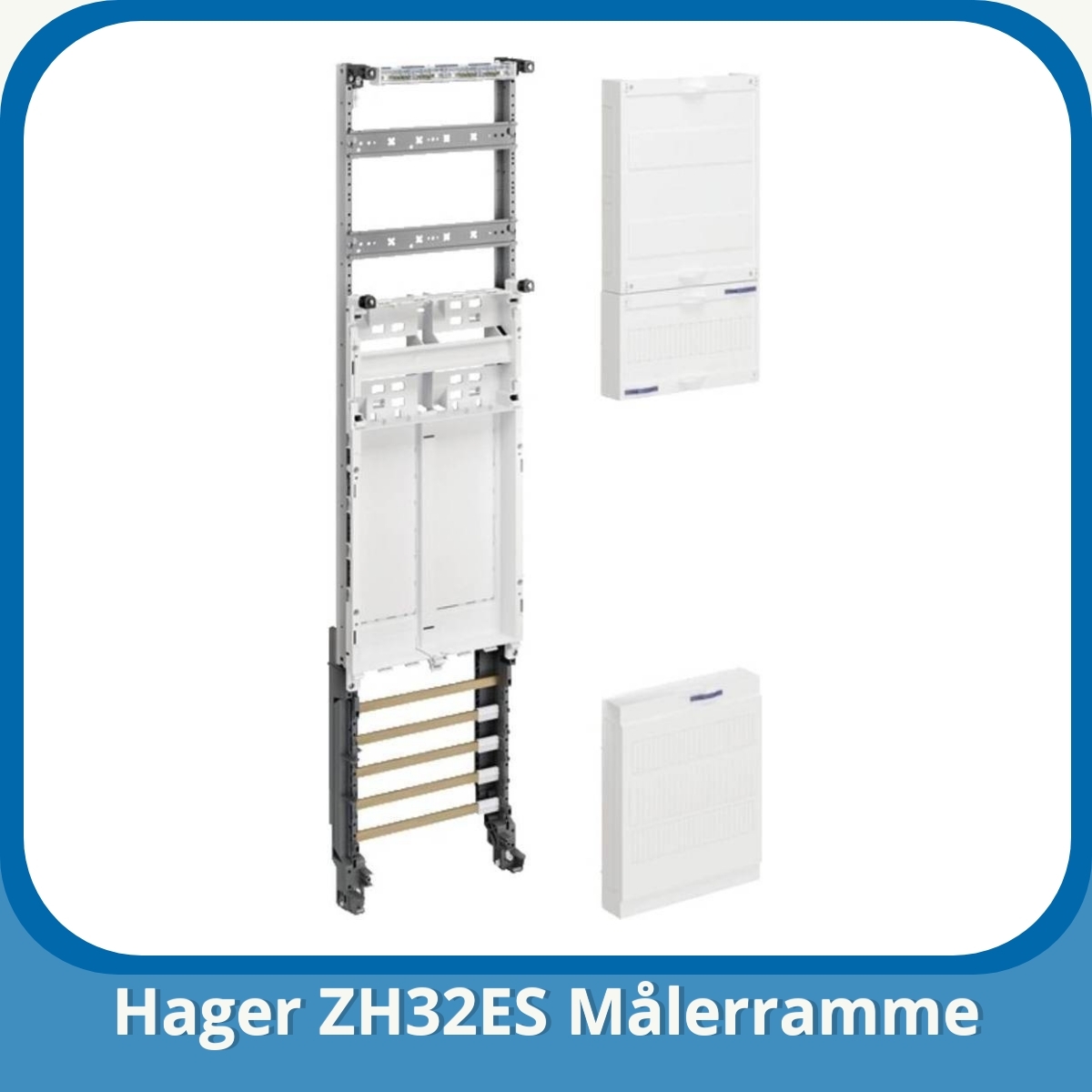 Anmeldelse af Hager ZH32ES Målerramme