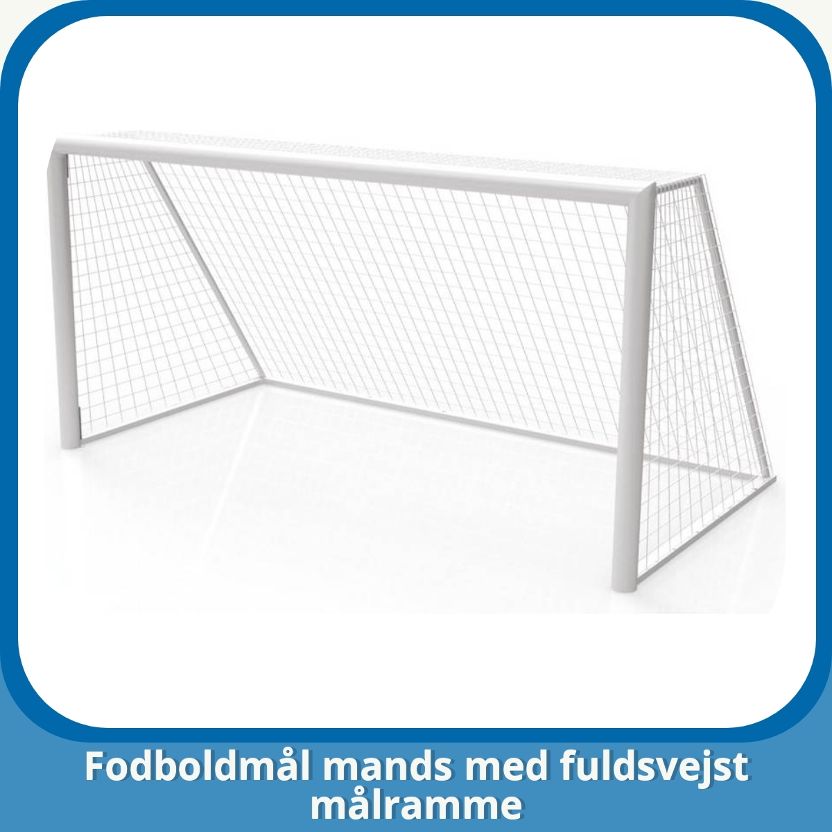 Anmeldelse af Fodboldmål mands med fuldsvejst målramme