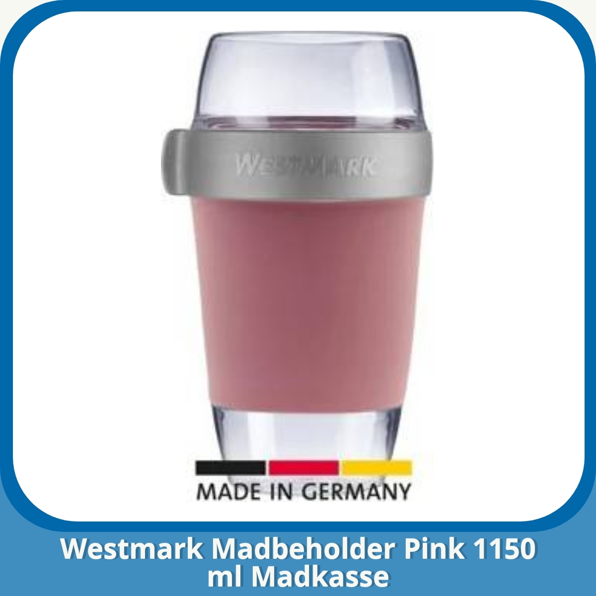 Anmeldelse af Westmark Madbeholder Pink 1150 ml Madkasse