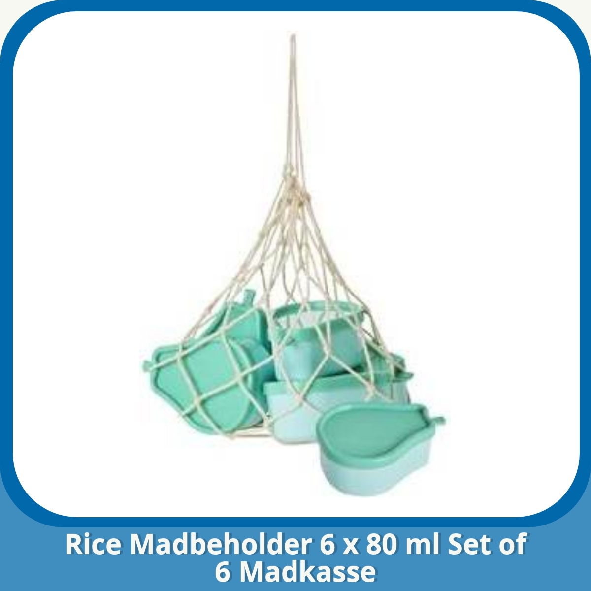 Anmeldelse af Rice Madbeholder 6 x 80 ml Set of 6 Madkasse