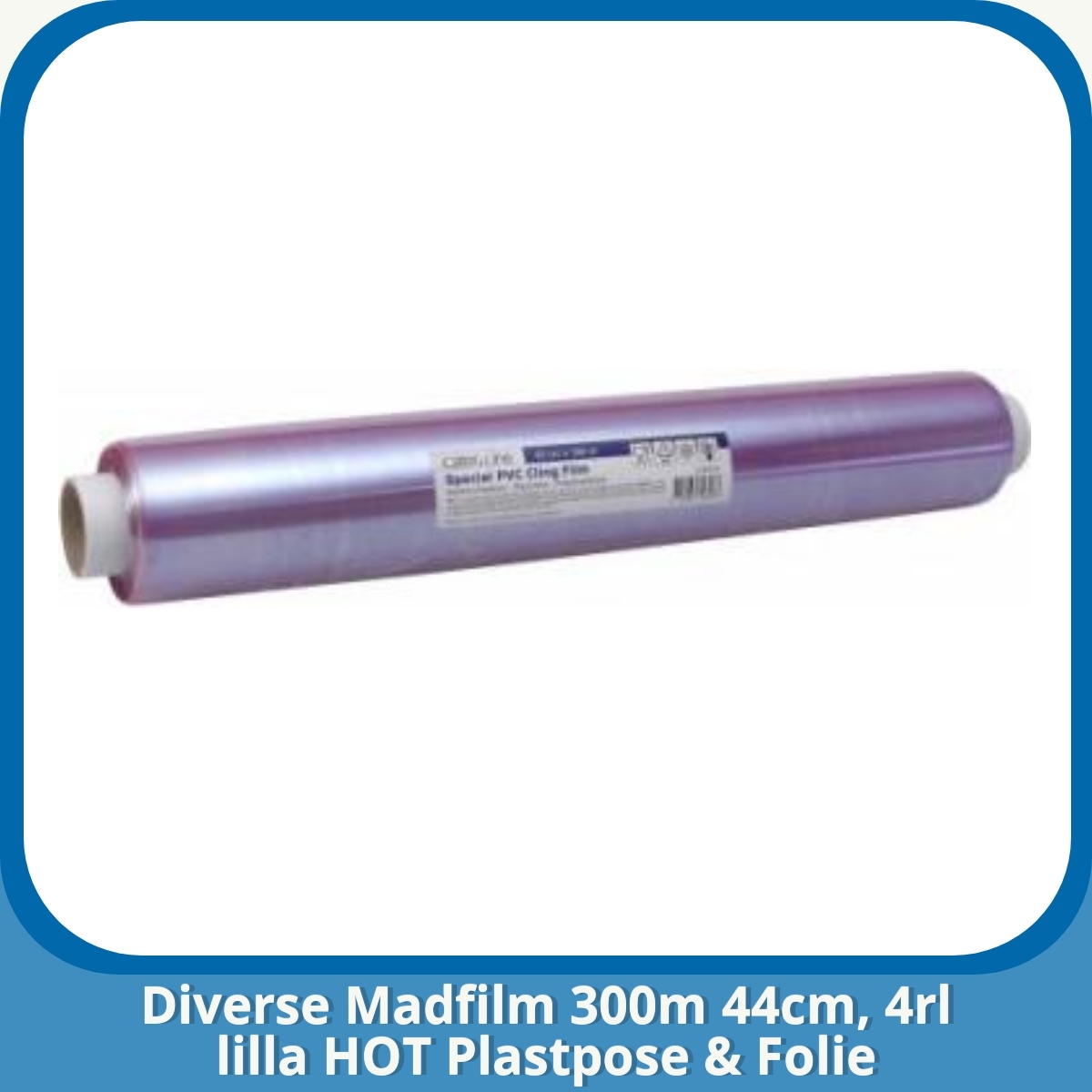 Anmeldelse af Diverse Madfilm 300m 44cm, 4rl lilla HOT Plastpose & Folie