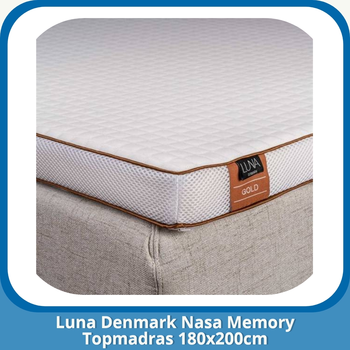 Anmeldelse af Luna Denmark Nasa Memory Topmadras 180x200cm