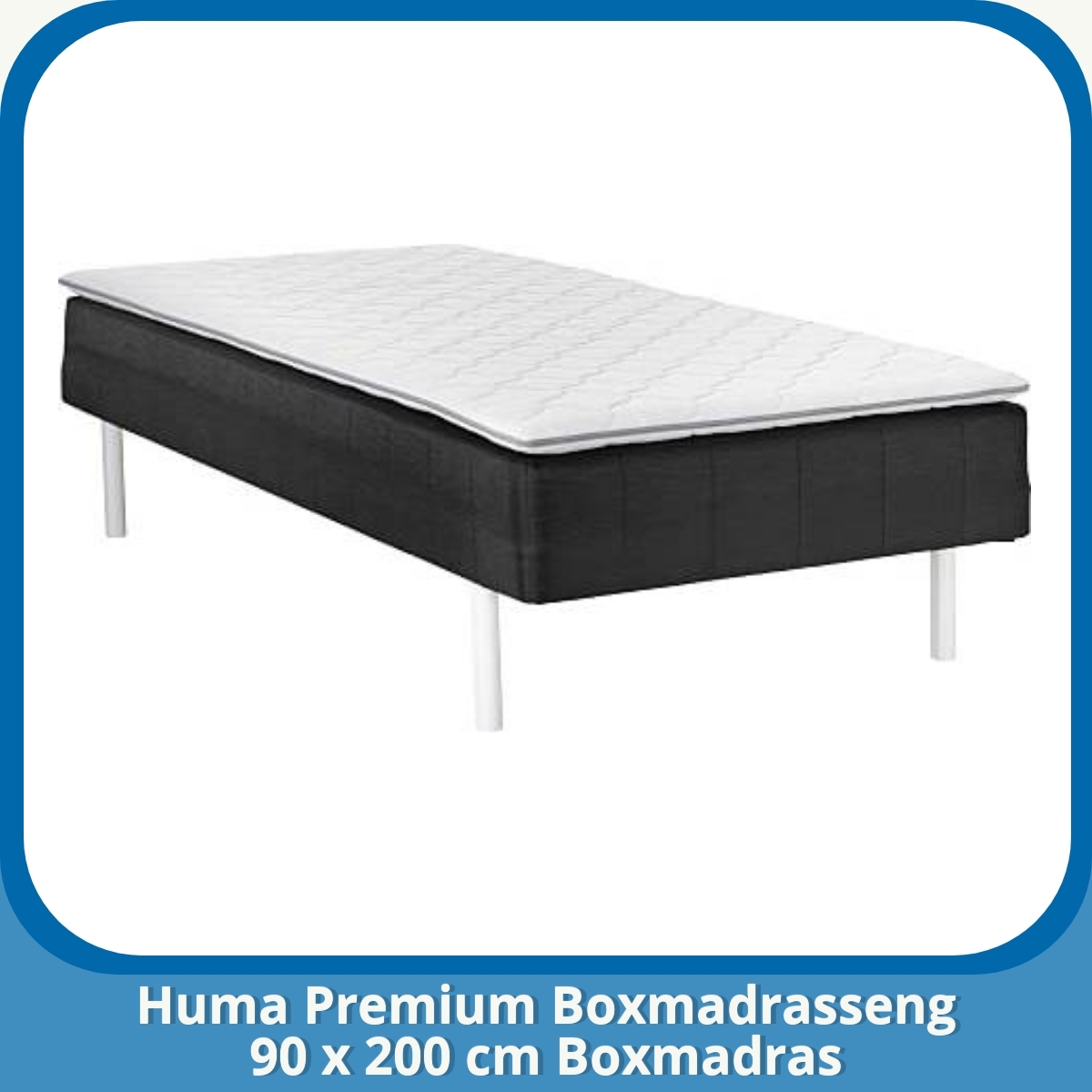 Anmeldelse af Huma Premium Boxmadrasseng 90 x 200 cm Boxmadras