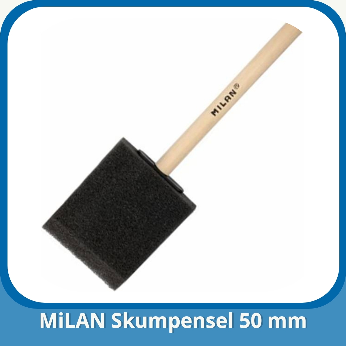 Anmeldelse af MiLAN Skumpensel 50 mm