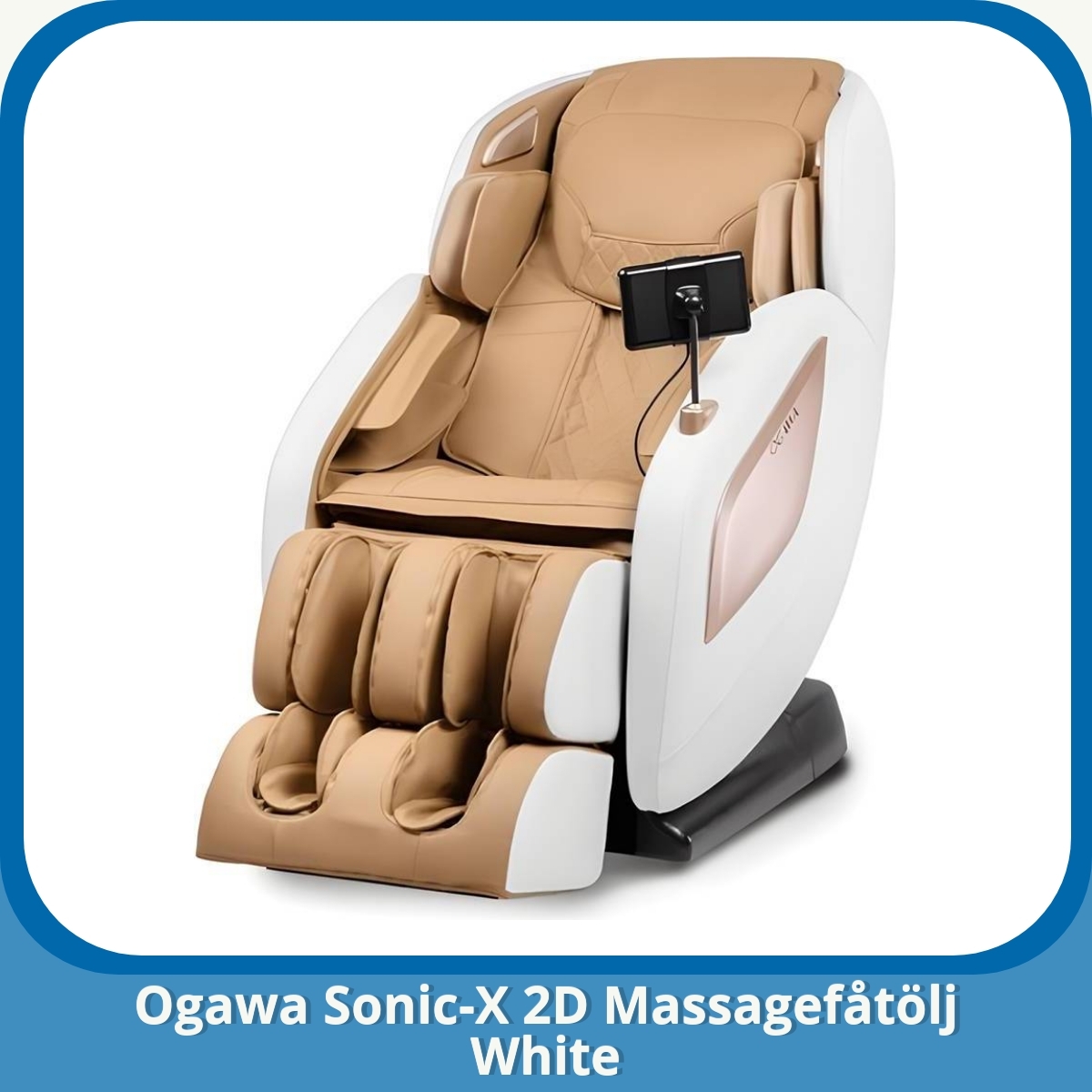 Anmeldelse af Ogawa Sonic-X 2D Massagefåtölj White