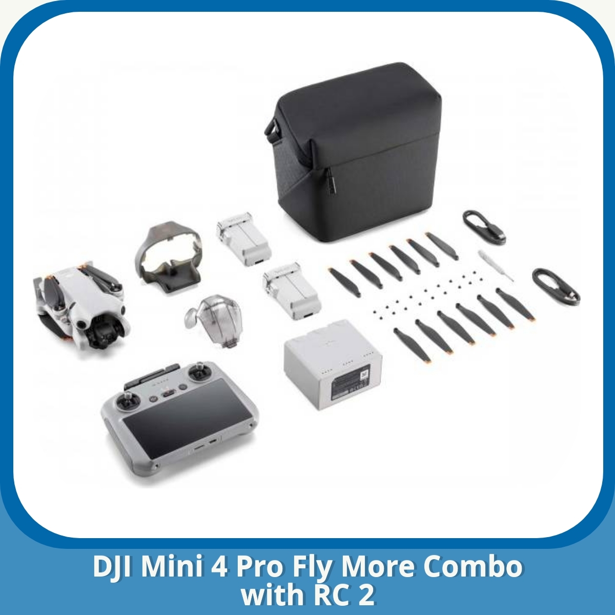 Anmeldelse af DJI Mini 4 Pro Fly More Combo with RC 2