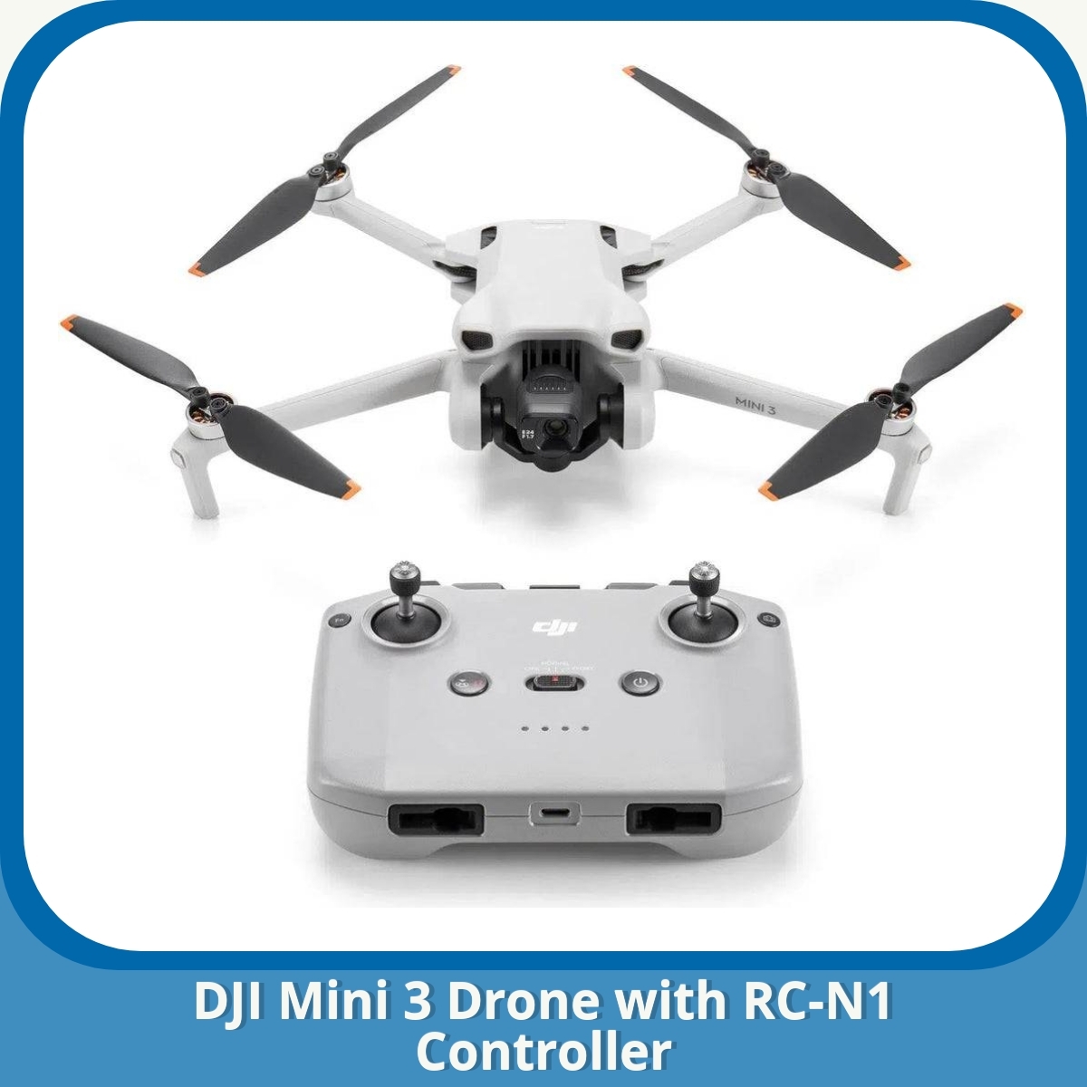 Anmeldelse af DJI Mini 3 Drone with RC-N1 Controller
