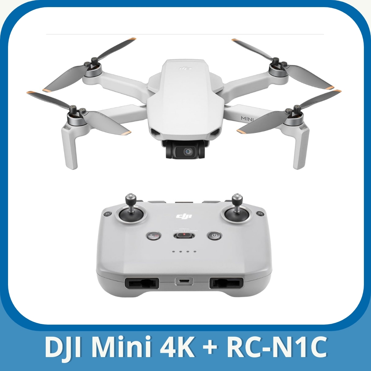 Anmeldelse af DJI Mini 4K + RC-N1C