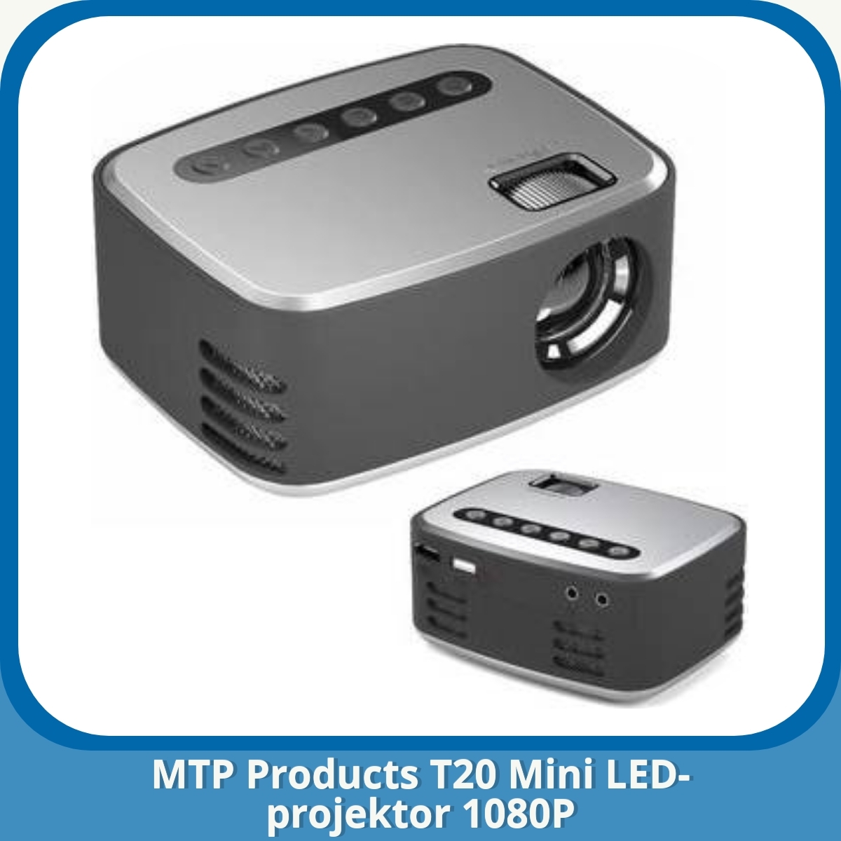 Anmeldelse af MTP Products T20 Mini LED-projektor 1080P