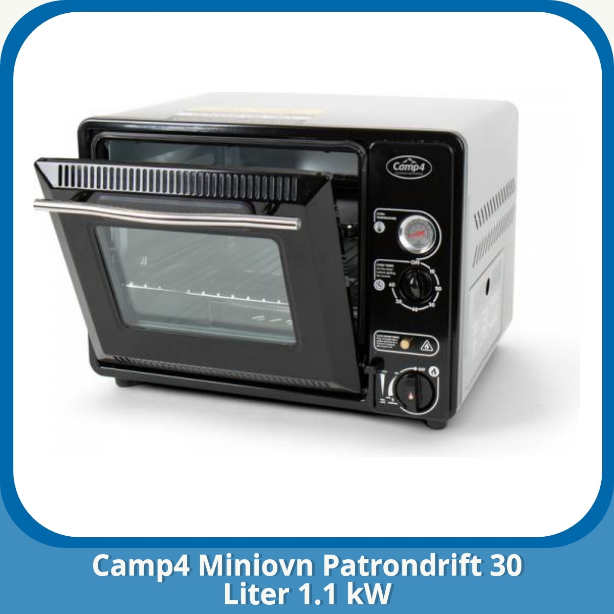 Anmeldelse af Camp4 Miniovn Patrondrift 30 Liter 1.1 kW