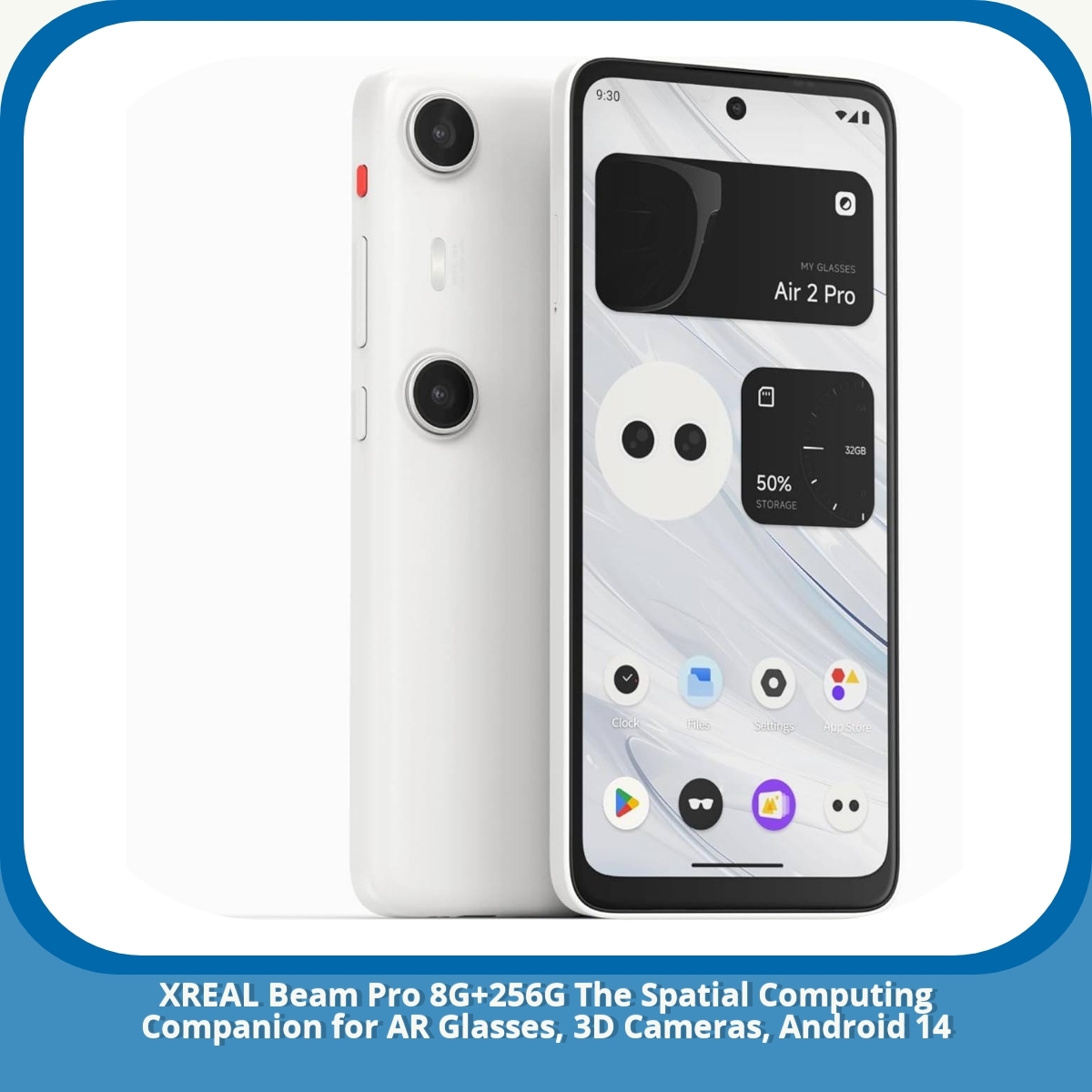 Anmeldelse af XREAL Beam Pro 8G+256G The Spatial Computing Companion for AR Glasses, 3D Cameras, Android 14