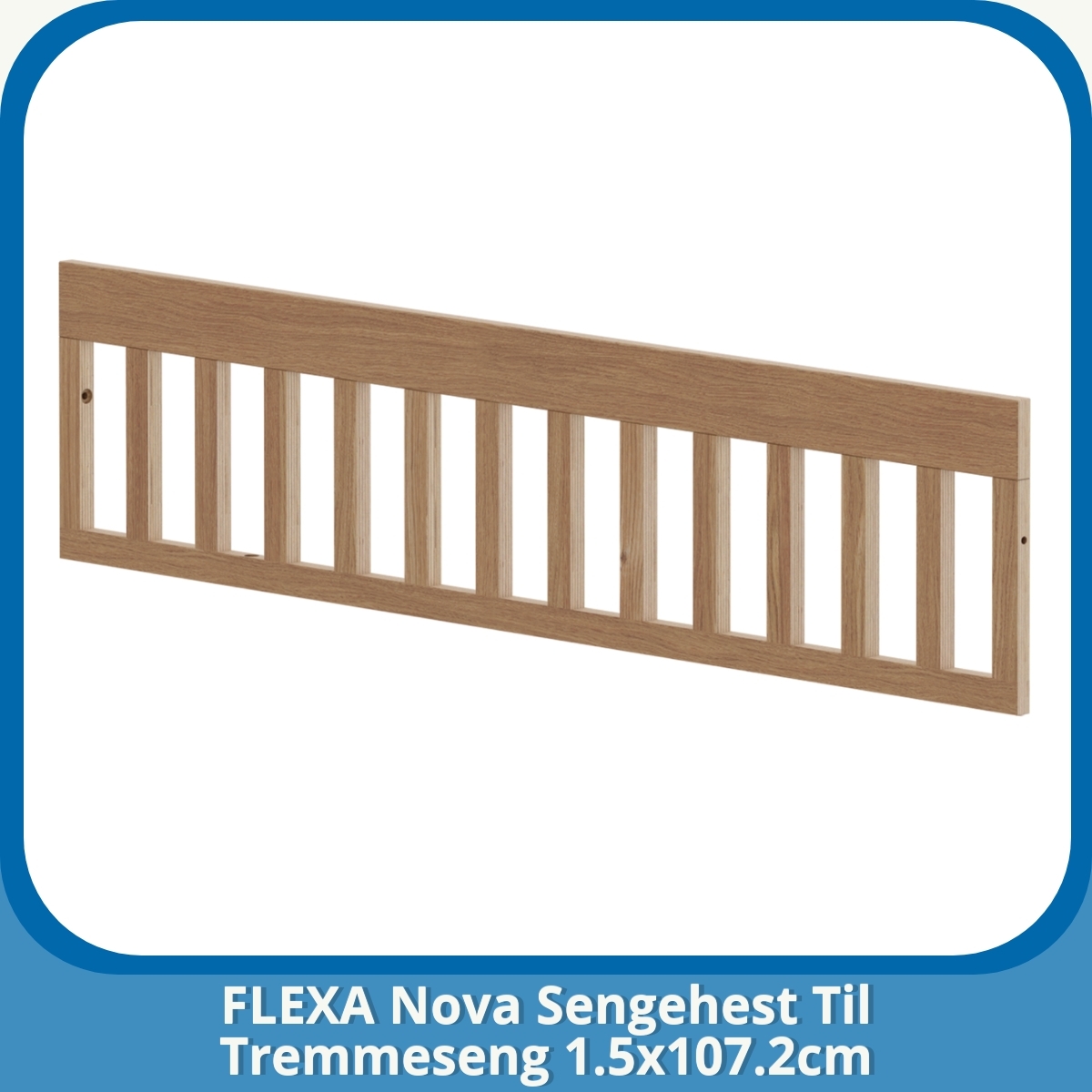 Anmeldelse af FLEXA Nova Sengehest Til Tremmeseng 1.5x107.2cm