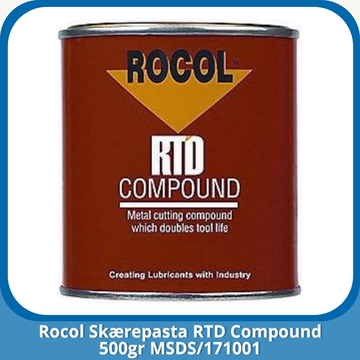 Anmeldelse af Rocol Skærepasta RTD Compound 500gr MSDS/171001