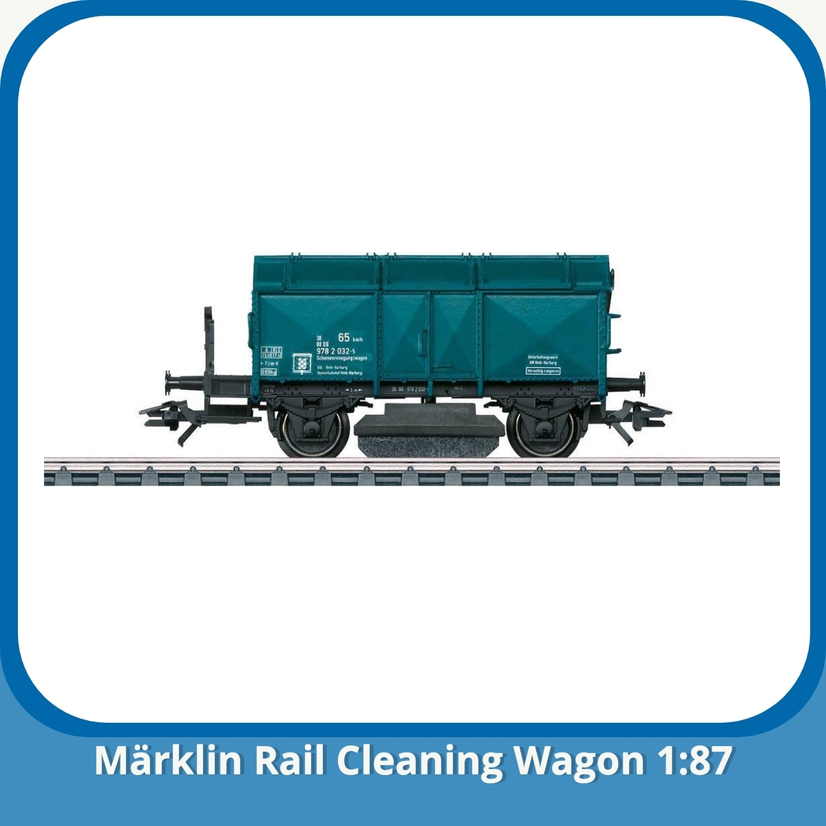 Anmeldelse af Märklin Rail Cleaning Wagon 1:87