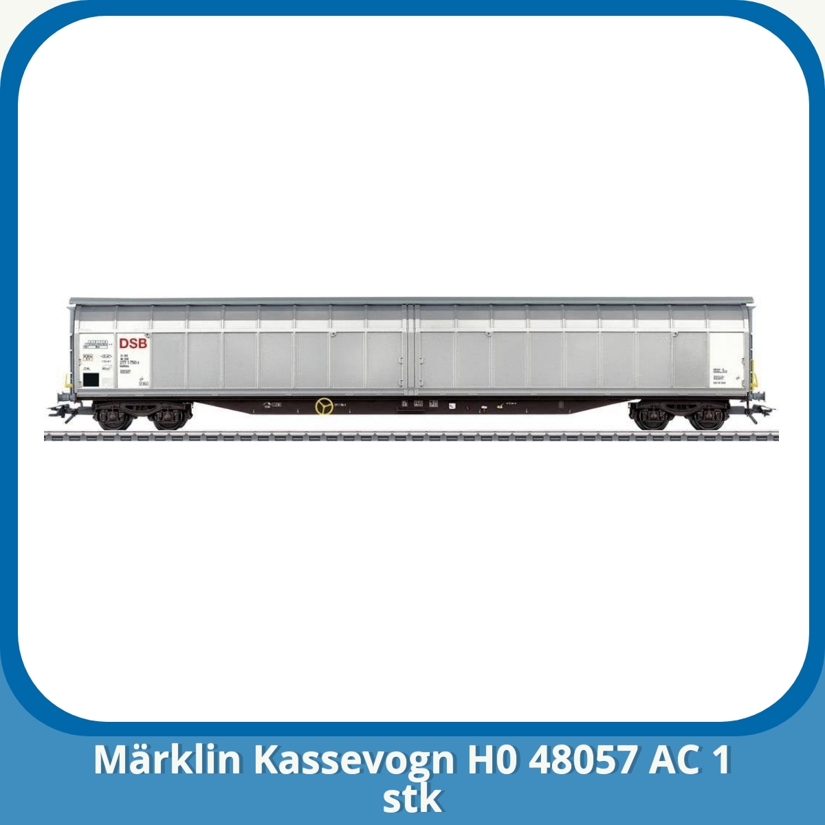 Anmeldelse af Märklin Kassevogn H0 48057 AC 1 stk