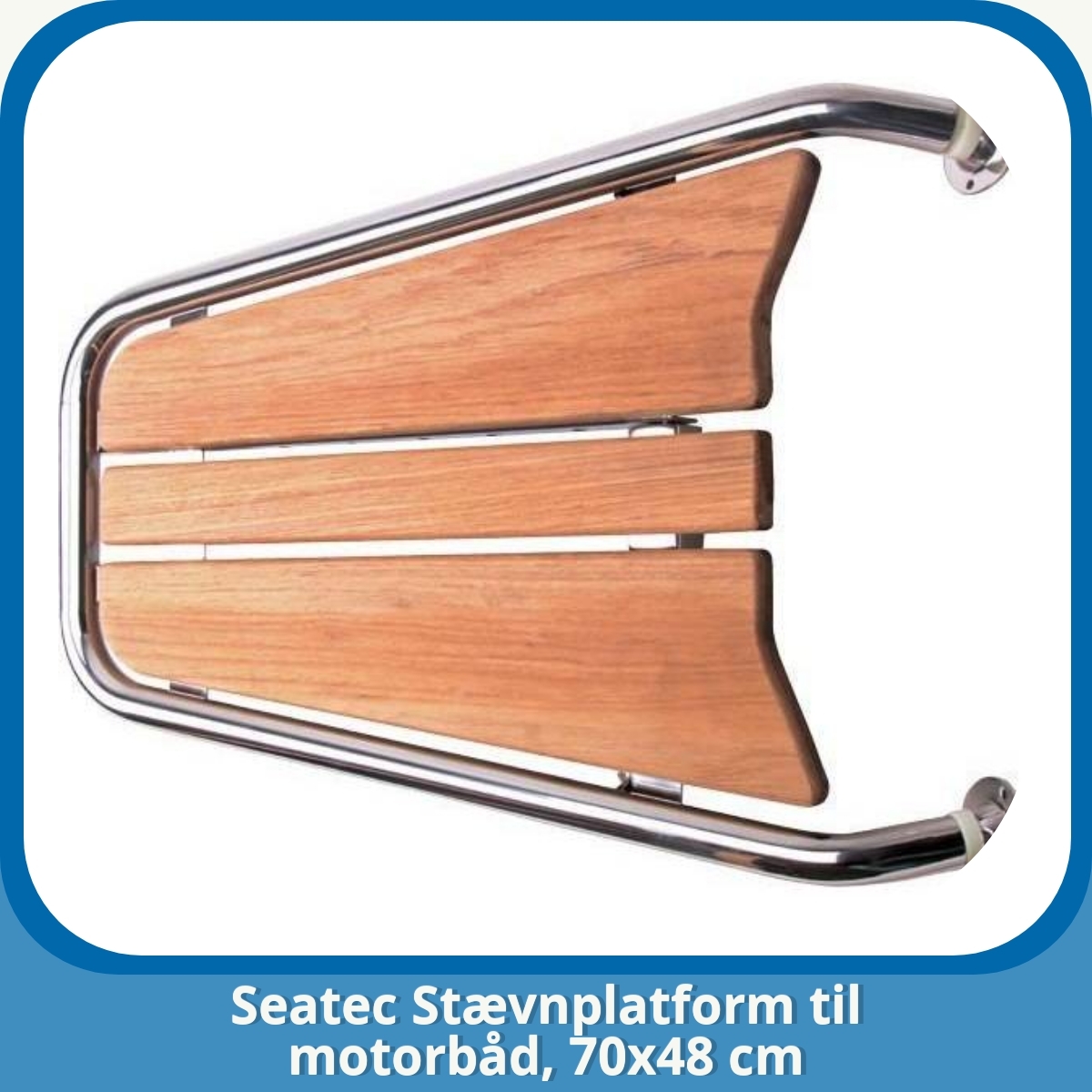 Anmeldelse af Seatec Stævnplatform til motorbåd, 70x48 cm