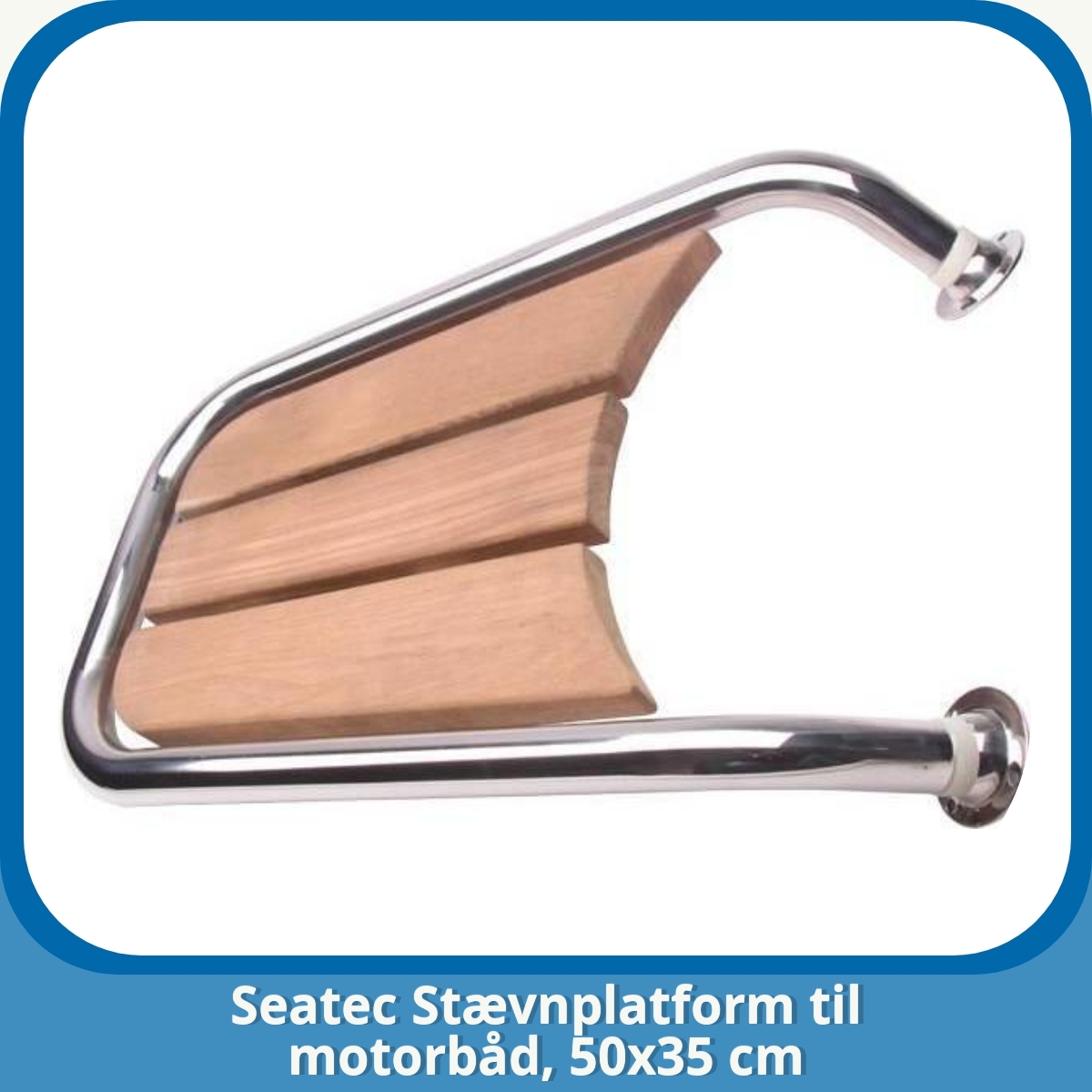 Anmeldelse af Seatec Stævnplatform til motorbåd, 50x35 cm