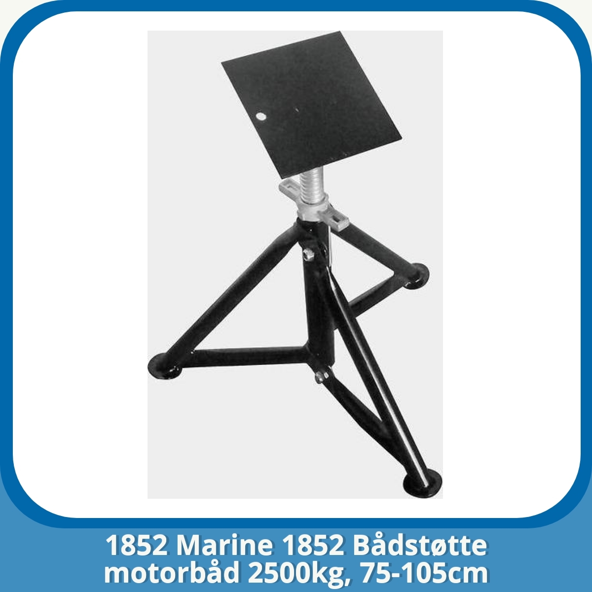 Anmeldelse af 1852 Marine 1852 Bådstøtte motorbåd 2500kg, 75-105cm
