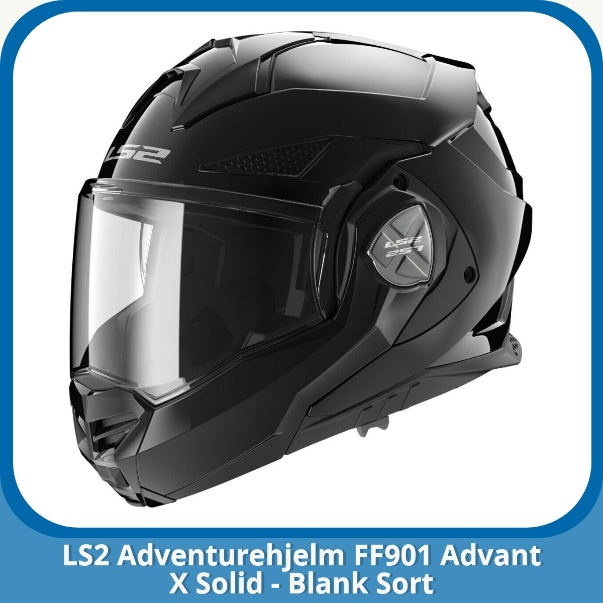 Anmeldelse af LS2 Adventurehjelm FF901 Advant X Solid - Blank Sort