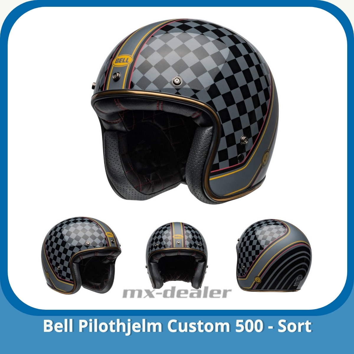 Anmeldelse af Bell Pilothjelm Custom 500 - Sort