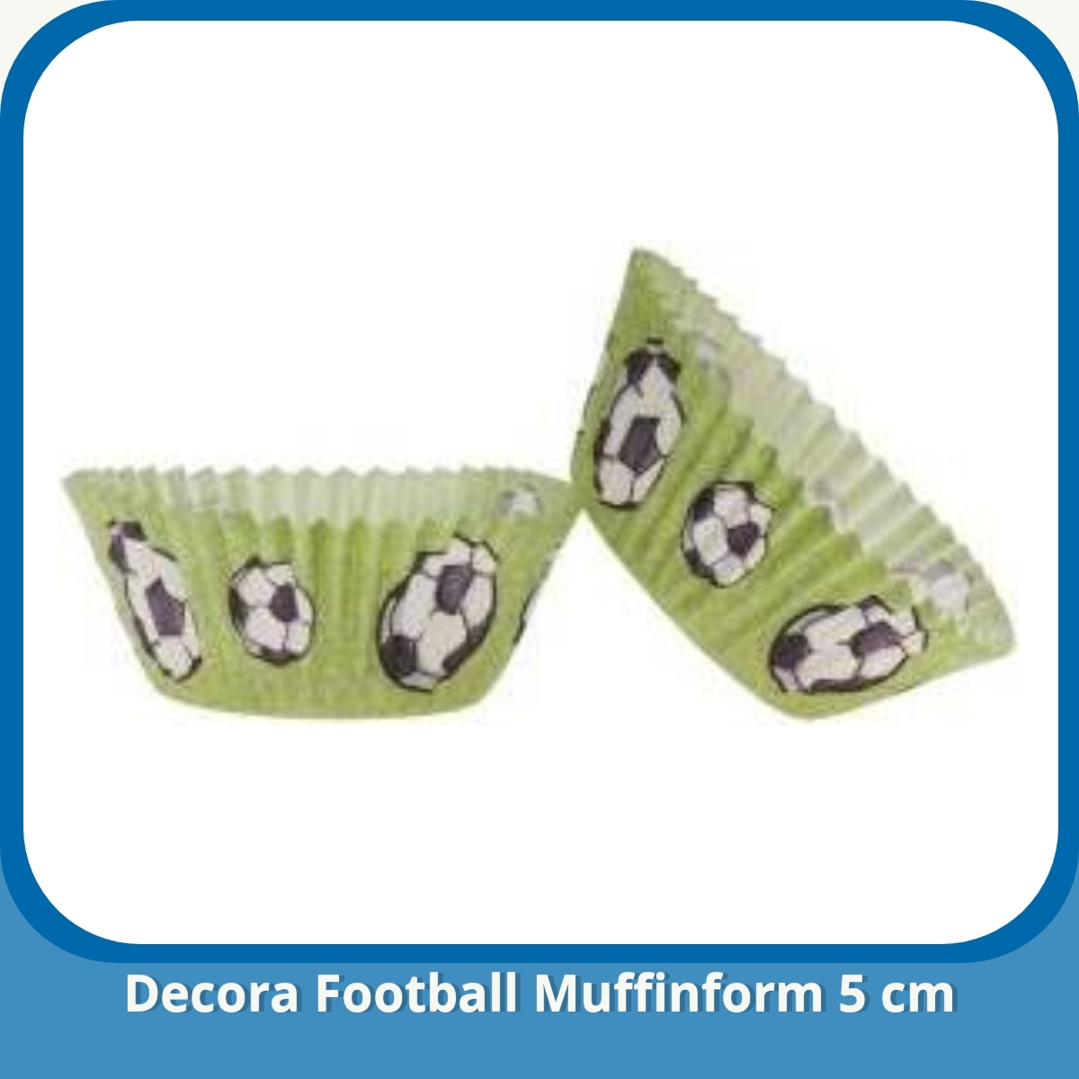 Anmeldelse af Decora Football Muffinform 5 cm