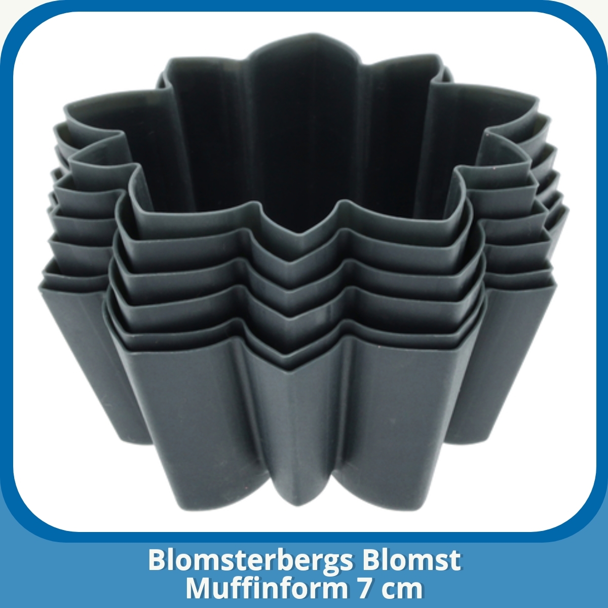 Anmeldelse af Blomsterbergs Blomst Muffinform 7 cm