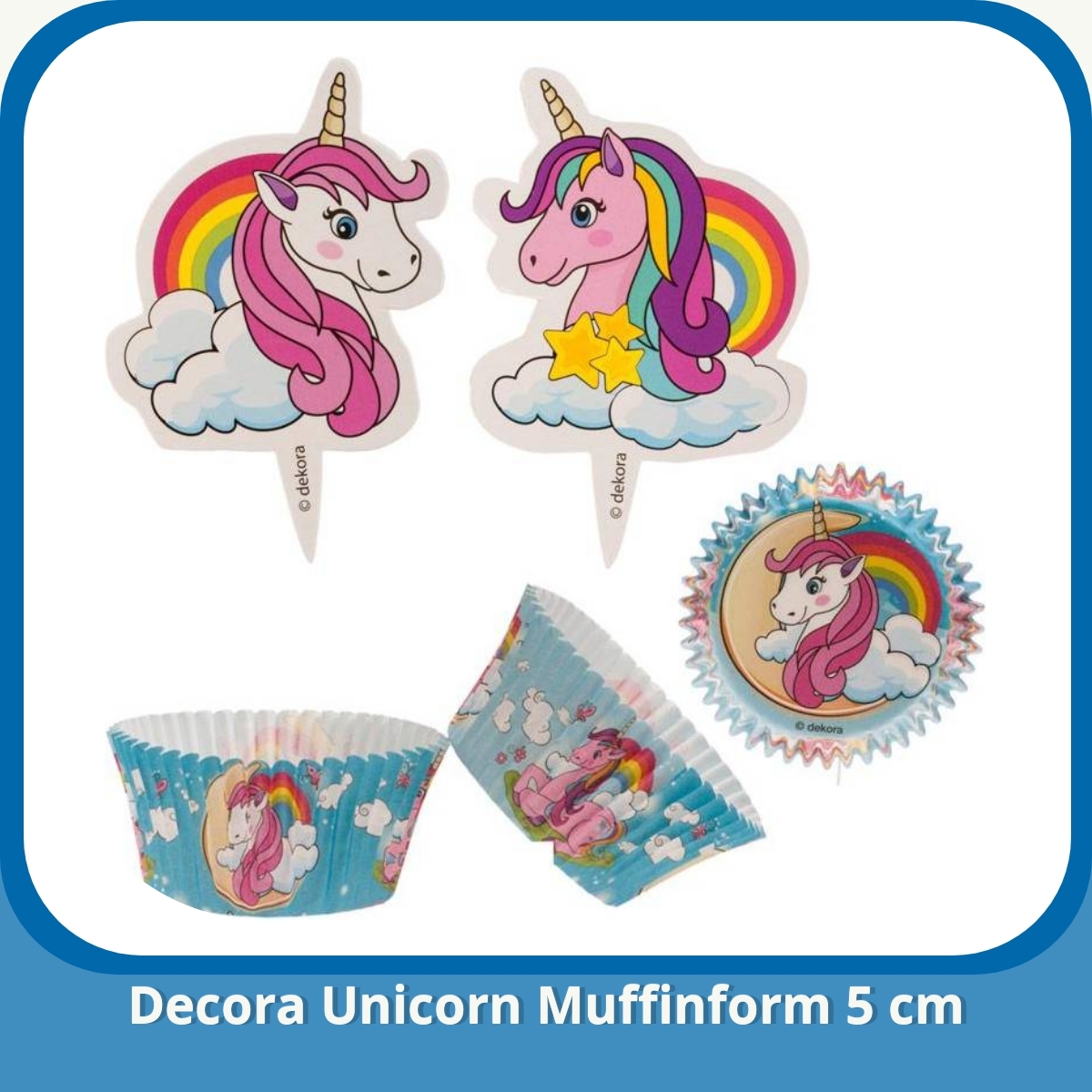 Anmeldelse af Decora Unicorn Muffinform 5 cm