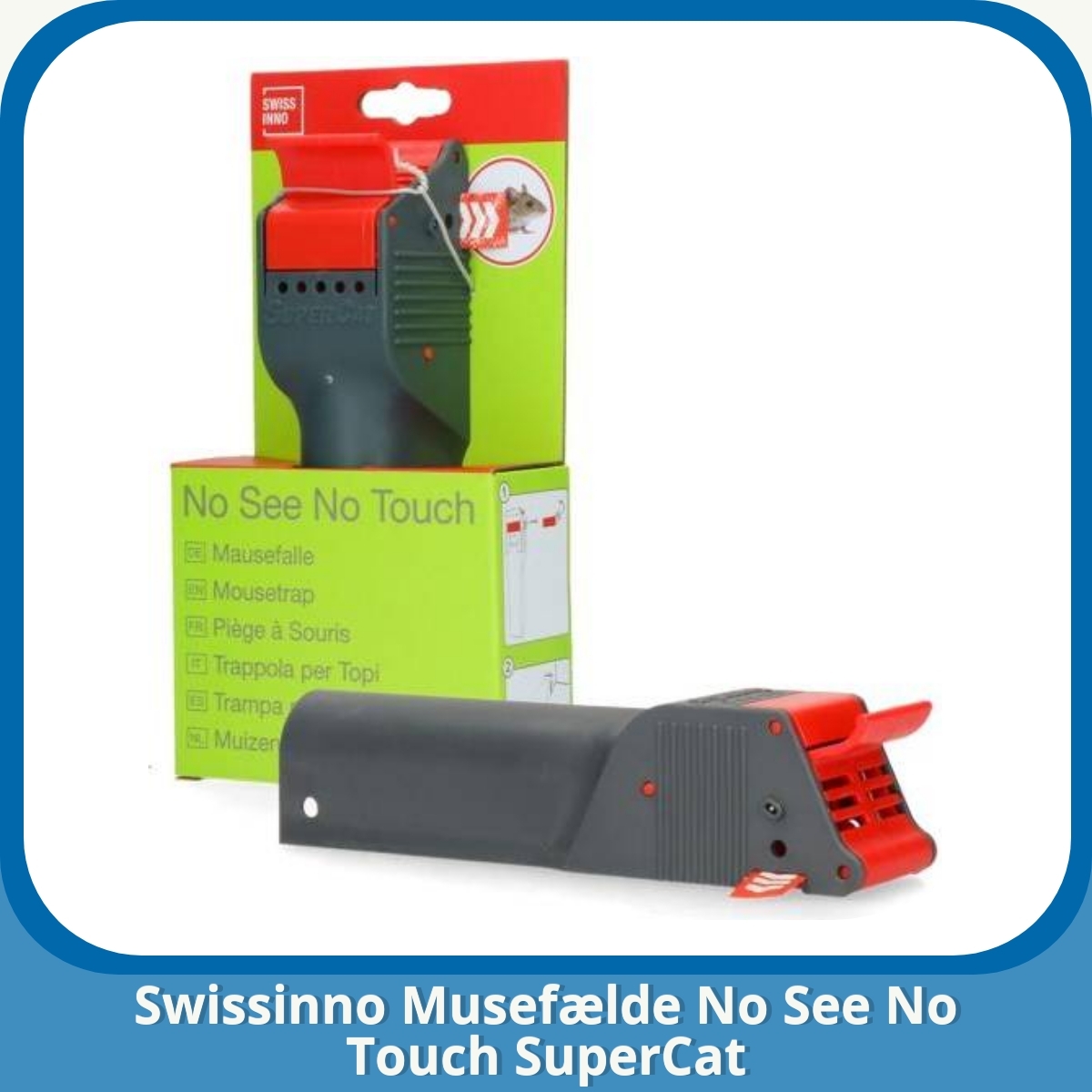 Anmeldelse af Swissinno Musefælde No See No Touch SuperCat