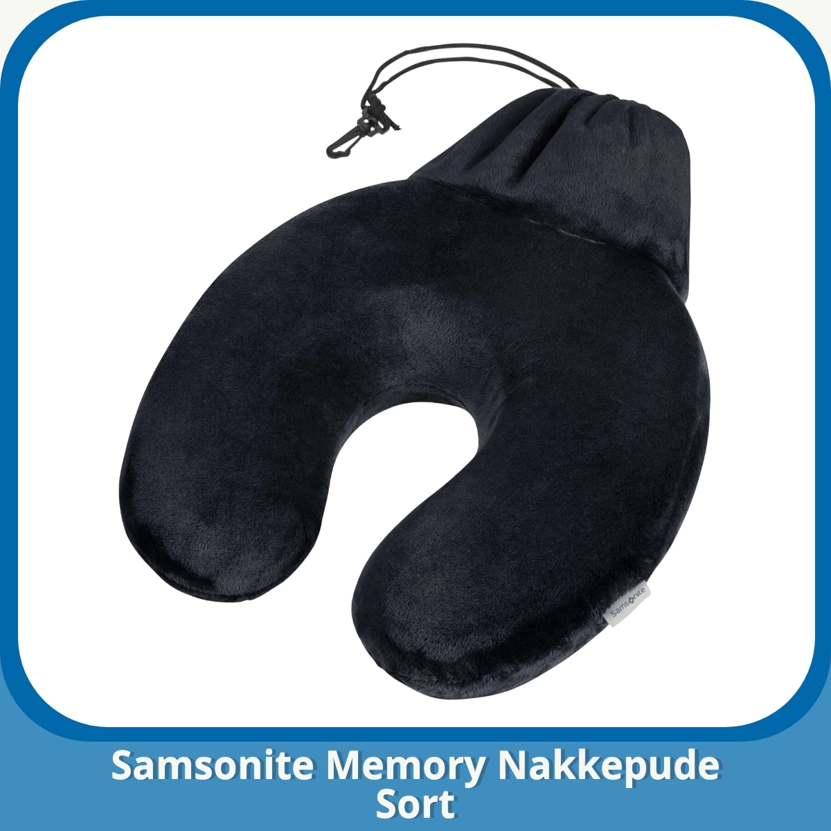 Anmeldelse af Samsonite Memory Nakkepude Sort
