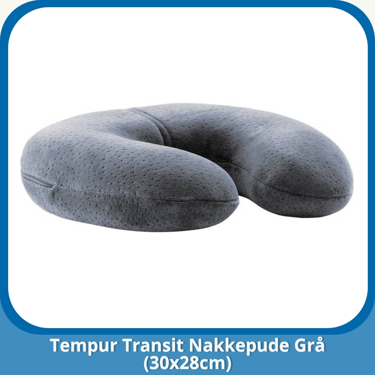 Anmeldelse af Tempur Transit Nakkepude Grå (30x28cm)