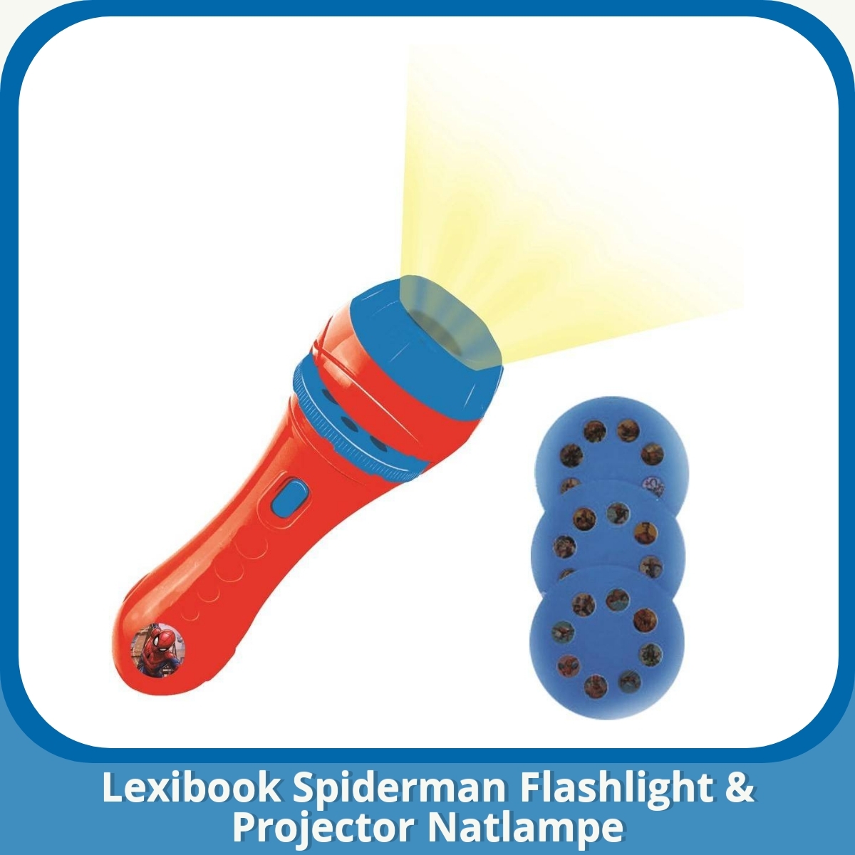 Anmeldelse af Lexibook Spiderman Flashlight & Projector Natlampe