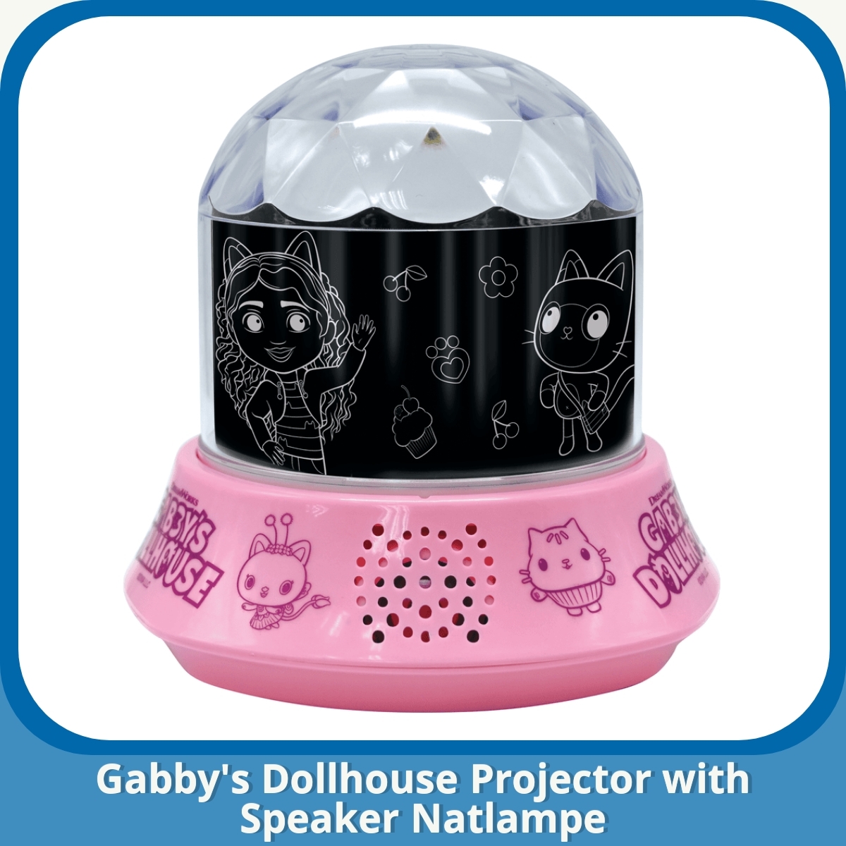 Anmeldelse af Gabby's Dollhouse Projector with Speaker Natlampe
