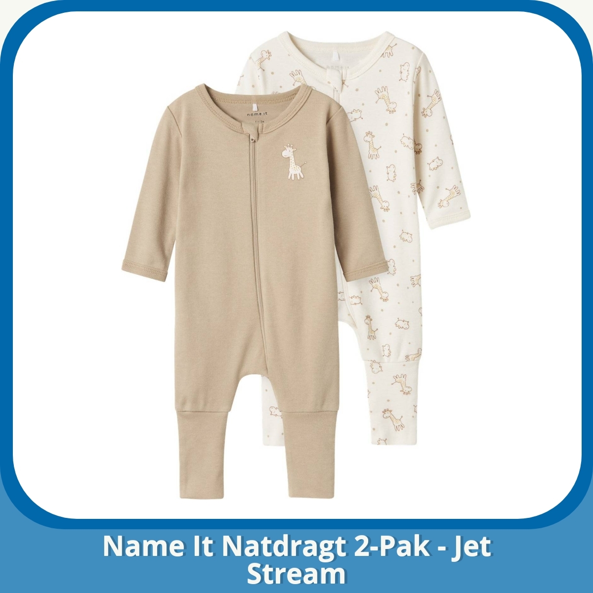 Anmeldelse af Name It Natdragt 2-Pak - Jet Stream