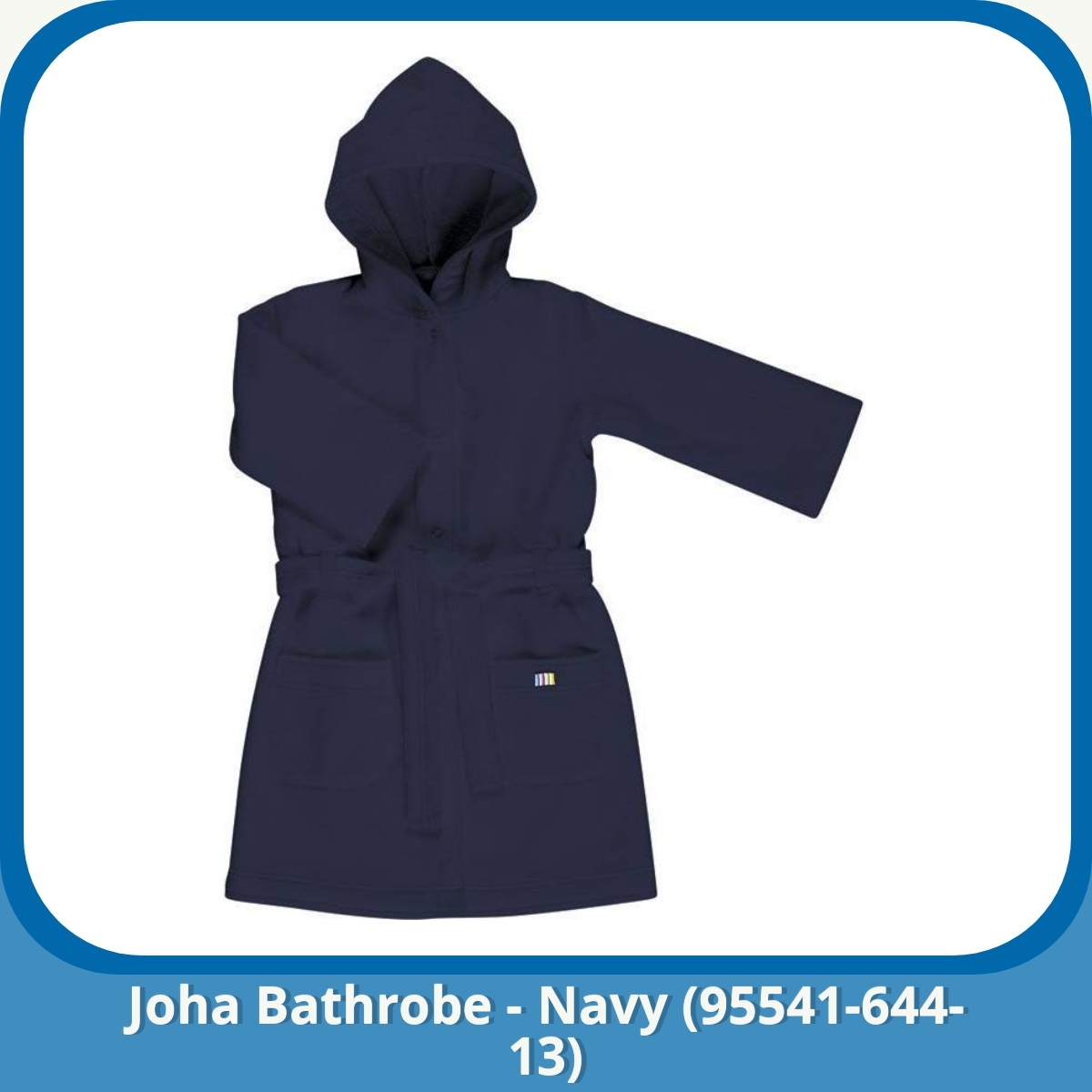 Anmeldelse af Joha Bathrobe - Navy (95541-644-13)