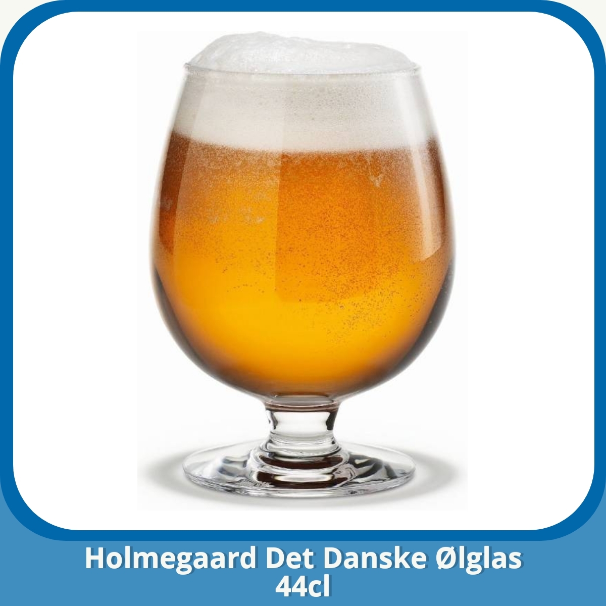 Anmeldelse af Holmegaard Det Danske Ølglas 44cl