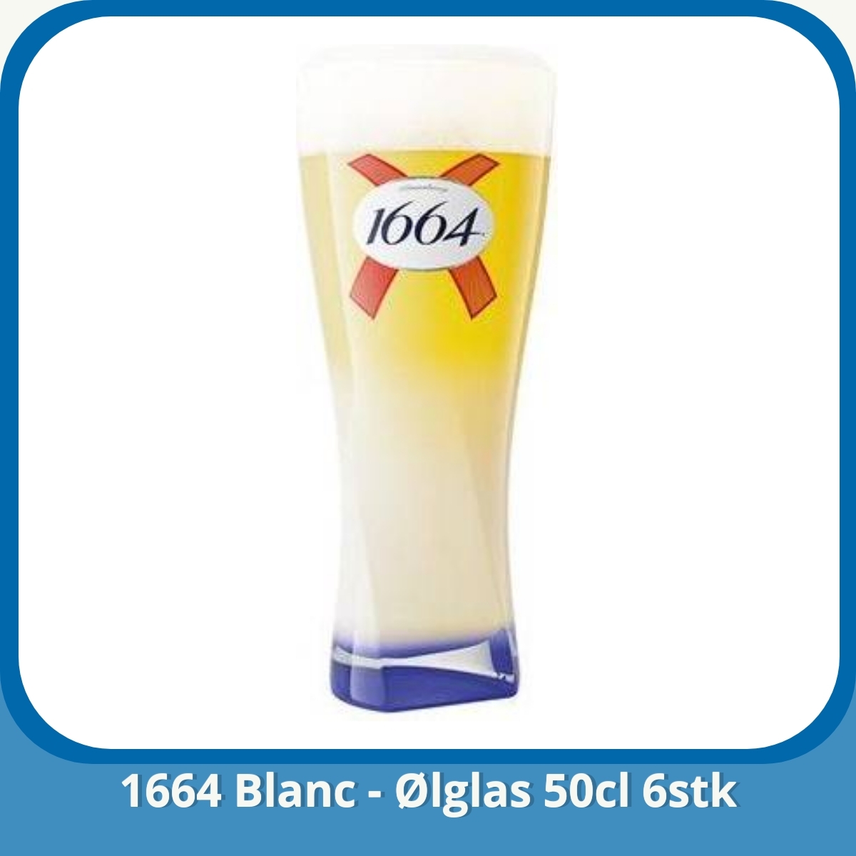 Anmeldelse af 1664 Blanc - Ølglas 50cl 6stk