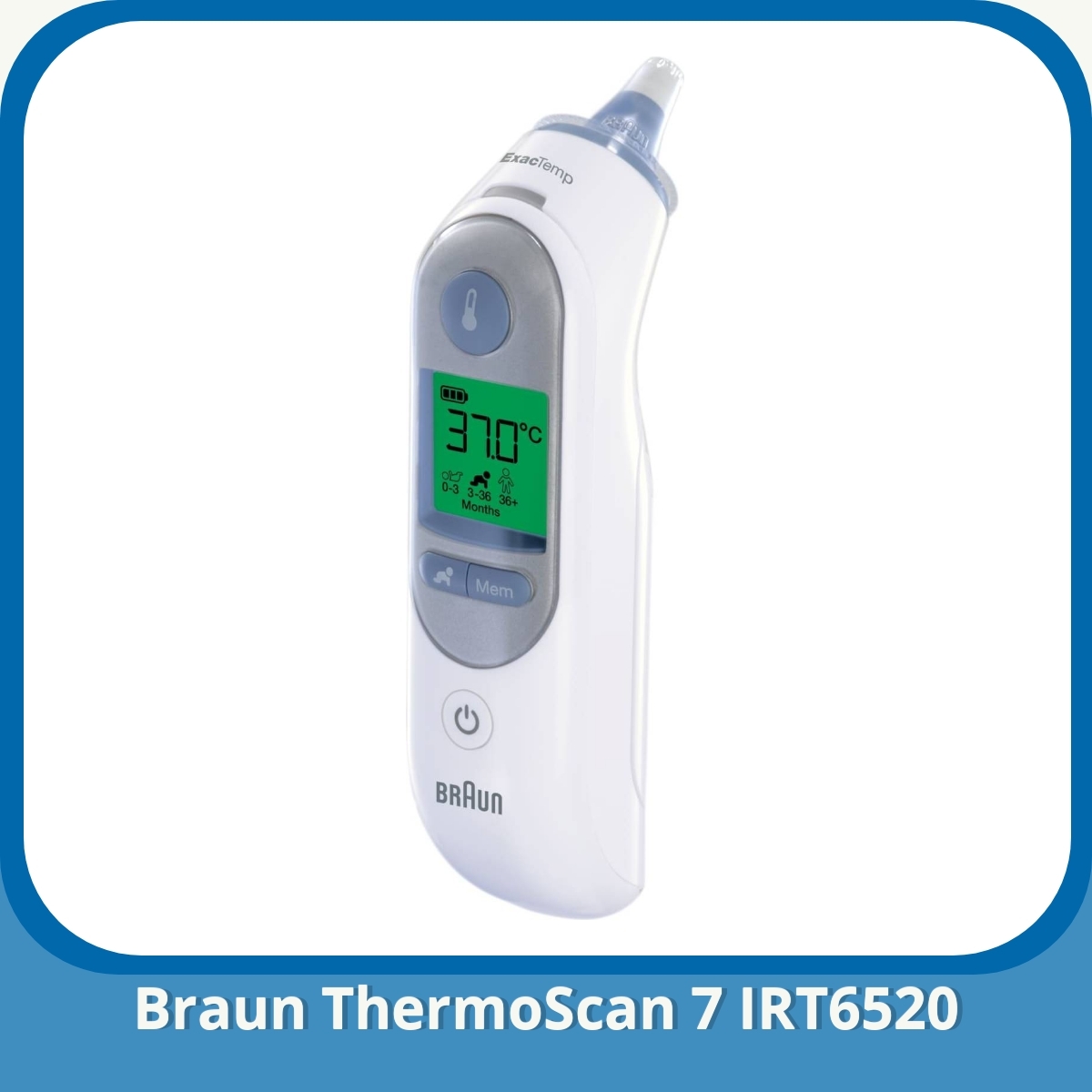 Anmeldelse af Braun ThermoScan 7 IRT6520