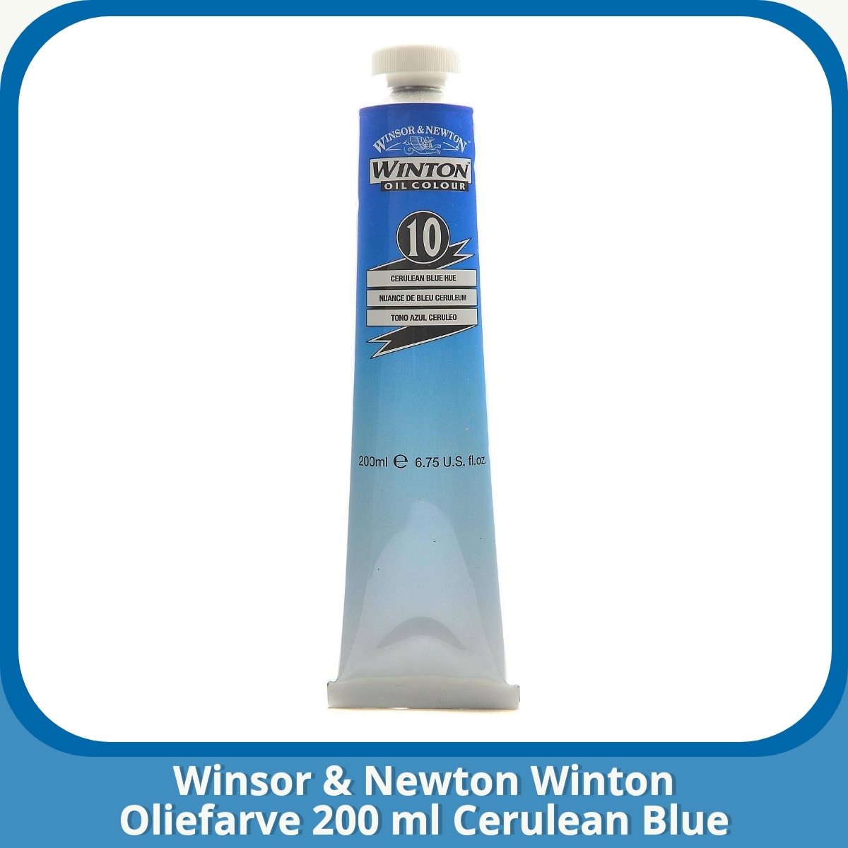 Anmeldelse af Winsor & Newton Winton Oliefarve 200 ml Cerulean Blue